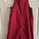Vintage Sasson Womens XL Signature Red A4‎ Jumper Skirt Photo 0