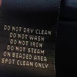 Vintage 90s Jones New York Dress Halter Dress Beaded Detail Black Womens Small Photo 9