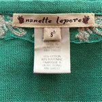 Nanette Lepore  Beaded Y2K Tank Top Small Sea Foam Green Beach Boho Festival Photo 4