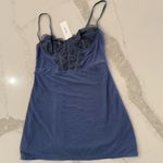 Urban Outfitters NWT Modern Love Bustier Mini Dress Womens Small BlueGray Corset Photo 1