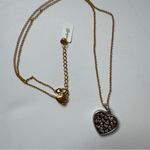Brighton  Elegant Gold & Silver Heart Pendant 2024 Necklace Chain w/ Rainbow Bag Photo 1