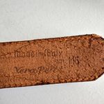 Vera Pelle 🇮🇹 Unisex Brown leather belt Challenge Made in Italy. Photo 4