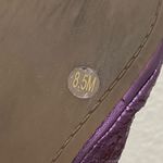 Tory Burch Azalea Jeweled Bow Metallic Purple Ballerina Ballet Flats Size 8.5M Photo 15