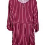 Old Navy  Waist-Defined Keyhole Neckline Long Sleeve Knee Length Dress LG Petite Photo 2