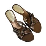 Antonio Melani Womens 9M Perrif II Heeled Leather Sandal Photo 3