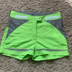 Beginning Boutique neon green/reflective shorts Photo 1