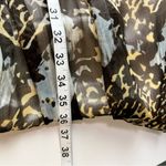 Babydoll Y2K Halter Neck Backless Ball Gown Printed Empire Line Dress Blue Size 10 Photo 14