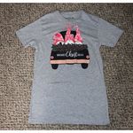 Love‎ in Faith women's gray "Merry Christmas" gnome t Photo 0
