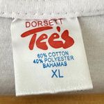 Dosett Tees 1980s Coco Cay Graphic Coverup Sz XL White Photo 4