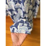 Lilly Pulitzer Sophie Dress Elephant Joy Ride Print Blue White Size M Photo 13