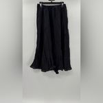 J.Crew  Pleated drawstring maxi skirt in linen blend Photo 5