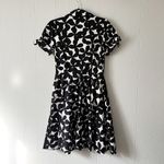 INC Y2K Floral Fit & Flare Dress Womens 6 Party Cocktail Wedding Guest Spring Black Photo 7