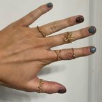 None Bohemian Gold Ring Set 💛 Lot 6 Photo 0