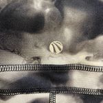 Marika Sport  Leggings Cropped Athletic Yoga Black Grey Tie Dye Large 12 14 Photo 3