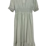 NWT Boutique Light Mint Green Romantic Bridgerton Cottage Midi Dress Photo 1