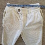 Faherty  Women 8-Wale Corduroy Pants Size‎ S White Cream Cropped 27" Inseam Photo 7