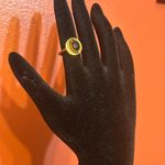 VTG 1/20 12K Gold Filled Filigree Ring | Black Onyx Cabochon Size 8 Photo 7