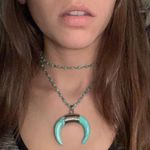 Teal and solver necklace Multiple Photo 0