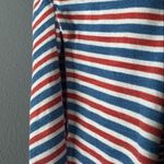 Striped Sleeveless Top in Red and Blue Size M Photo 4