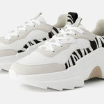 ZARA Chunky Sneakers with Animal Print Photo 0
