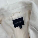 EXPRESS Premium Wool Blend Belted Double Breasted Coat Cream White Size XS Photo 8