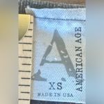 American Age Women’s XS Ribbed Long Sleeve Gray Shirt w/ Lace Detail On Back Photo 5