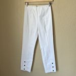 Rag and Bone white snap front cropped pants Photo 1