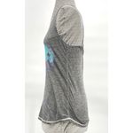 None Gray Cowgirl Tank Top Love Rodeo Sheer Red White Blue Lightweight Racerback XS Photo 2