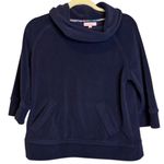 Lilly Pulitzer Lilly Pultizer Sweatshirt Women's Size XS Irving Fleece Pullover Cowl Neck Blue Photo 1