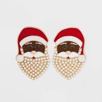 BaubleBar NIP  SUGARFIX NORTH SOUL SANTA CHRISTMAS EARRINGS Photo 1
