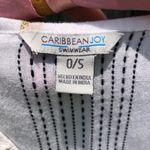 Caribbean Joe  White Embroidered Gold threads Swim Coverup OS Photo 9