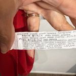 ZARA Red Pleated Mock Neck Long Sleeve Mini Dress Sz L Photo 6