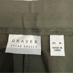 Susan Graver GRAVER  Status Stretch Slim Leg Ankle Pants XL Green Casual NWOT Photo 3