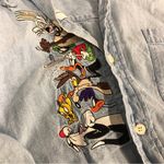 Looney Tunes Vintage Warner Bros Studios  Characters Button-up shirt Photo 3