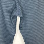 Athleta 3/4 Athletic Leggings Sz M Black Blue Striped Photo 7