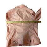 Sanctuary Motto Coral Pink Denim Jacket Size L Photo 5