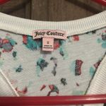 Juicy Couture Watercolor Paint Splatter Tank Top Black Glitter Crown Sz Small Photo 2