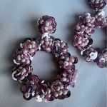 BaubleBar Sequin Pink and Lilac Beaded Earrings Photo 4