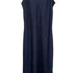 Aritzia  Wilfred‎ Free Christine Slip Midi Dress Navy Medium Photo 2