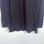 BP  Classic Black Scoop Neck Long Sleeve Hi-Low Hem Tee Shirt Size Small Photo 2
