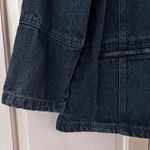 NorthStyle Denim Chore Coat Plaid Flannel Blue Green Lined Barn Jacket Size XL Photo 2