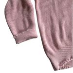 Urban Daizy  size M/L Boutique oversized distressed knit sweater light pink Photo 3