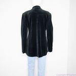 Vintage Liz Sport women's‎ black velvet blazer, size M Size M Photo 15