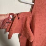 Madewell Skylark Cold-Shoulder Top Pink XS Photo 4