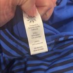 Athleta  Blue Striped one piece swimsuit Photo 4