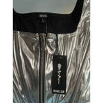 Poster Girl NWTs!!! Silver Corset Crop Top (size: 1X) Photo 2