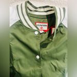 Hunter Target Olive Green White Varsity Swing Jacket Womens Size XL NEW Photo 5