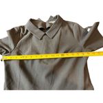 FRNCH Black Short Sleeve Collared Wednesday Adams Puffy Wide Leg Romper M Photo 5