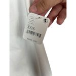 Free People NEW XS/S Intimates Racer Tank Ribbed White Long Stretch Bodycon Dres Photo 4