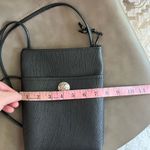 Vintage black Faux leather medallion wrinkle grain boho retro crossbody bag Photo 4